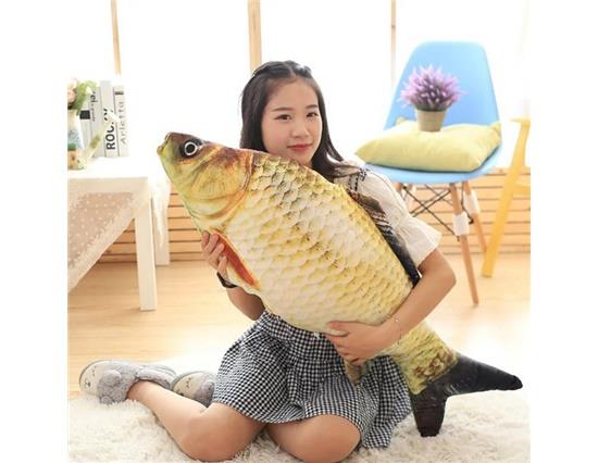 Details about   Cute Animal Fish Plush Toy Stuffed Giant Anime Cartoon Carp Pillow 160cm Gifts @ 