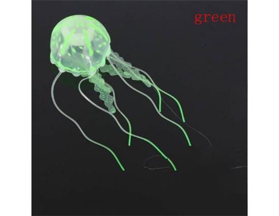 Simulation Jellyfish Aquarium Decorations Green
