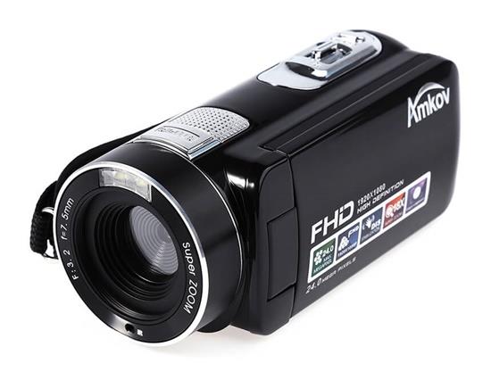 AMKOV DV161 24MP Digital Video Camera Black