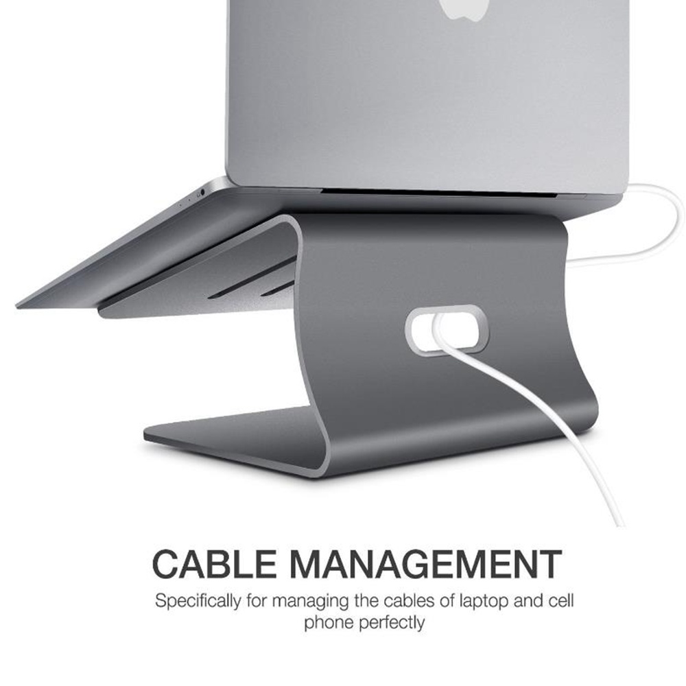 Bestand Laptop Stand 102S Aluminum Cooling Macbook Stand Holder Gray