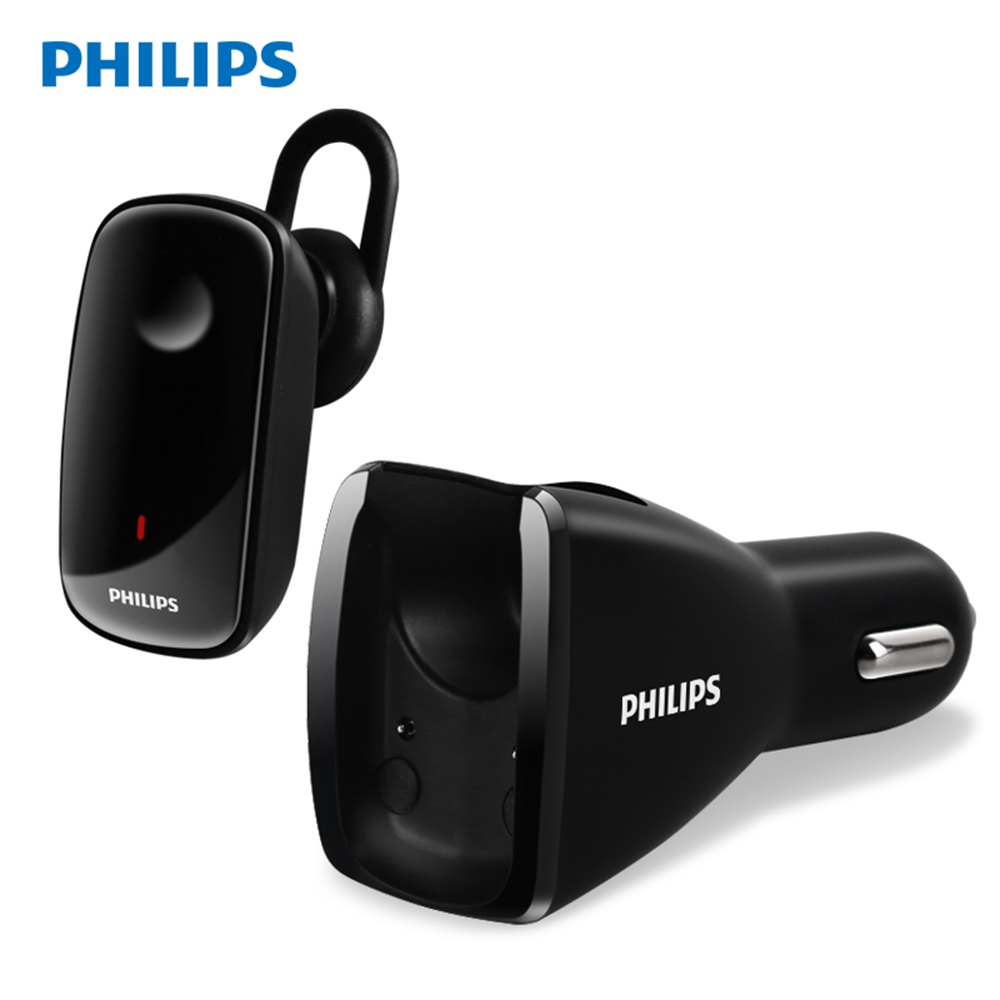 Philips SHB1801 Chargeur de voiture et Kit oreillette Bluetooth