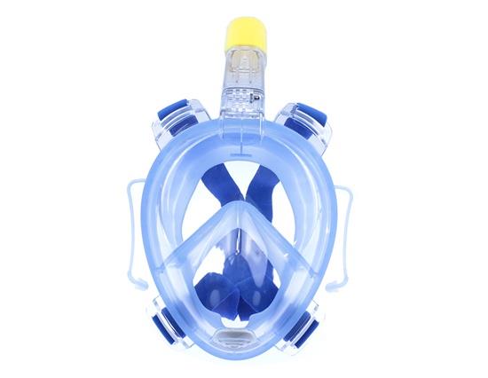 

Underwater Anti Fog Full Face Diving Mask Snorkeling Set Respiratory Masks Safe and Waterproof Gopro Camera L/XL Size - Blue