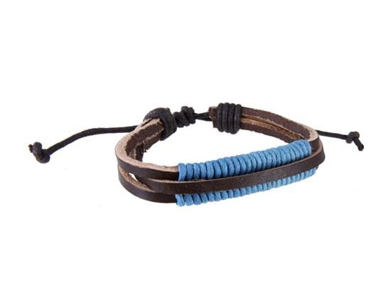 Unisex PU Leather Bracelet Hand Rope