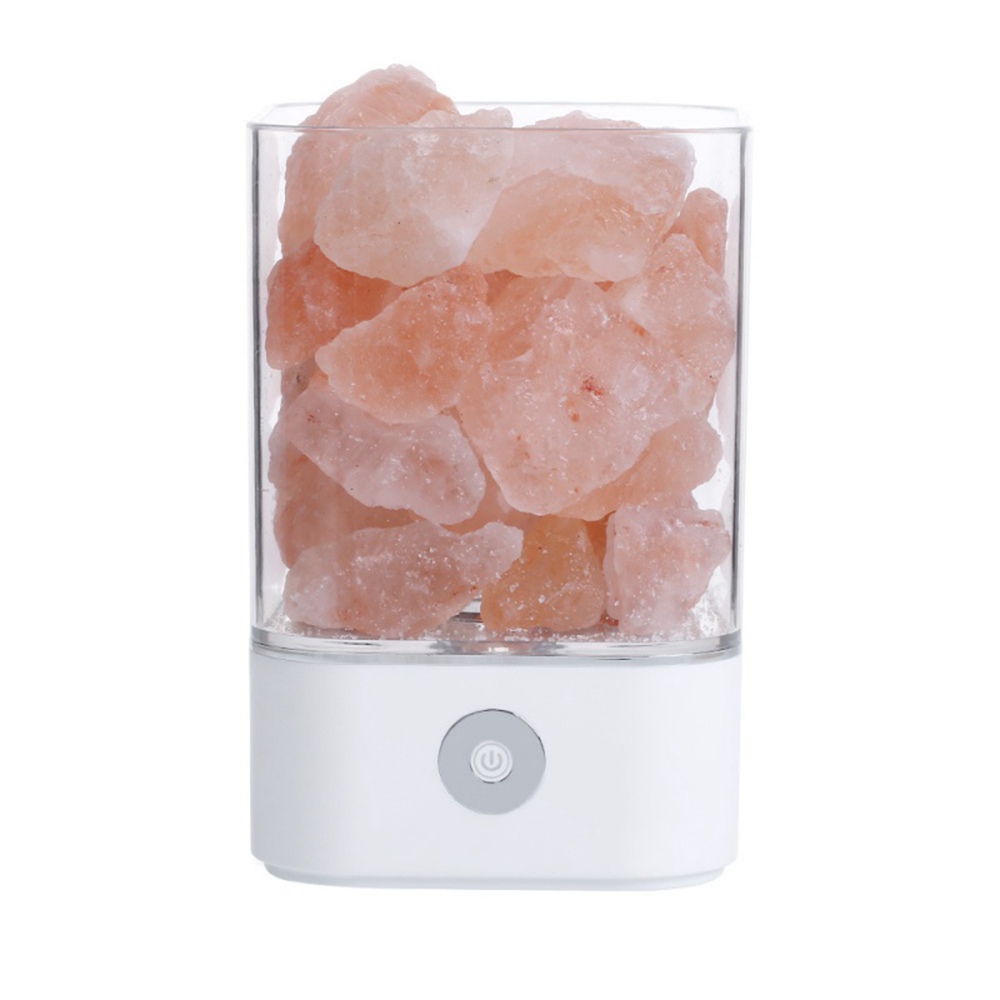 Himalayan Crystal Salt Lamp Air Purifier White