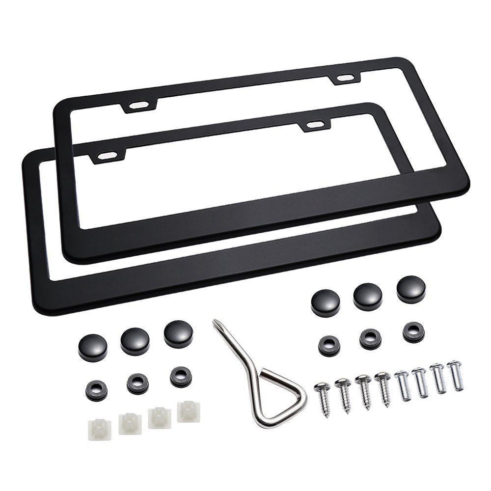 2PCS USA License Plate Frame