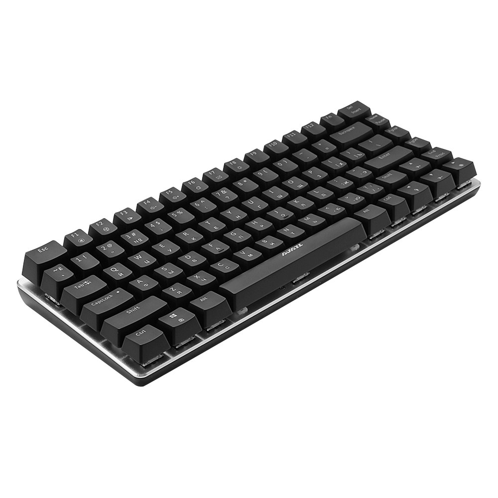 Ajazz AK33 RGB Backlight Russian Version Mechanical Keyboard Black