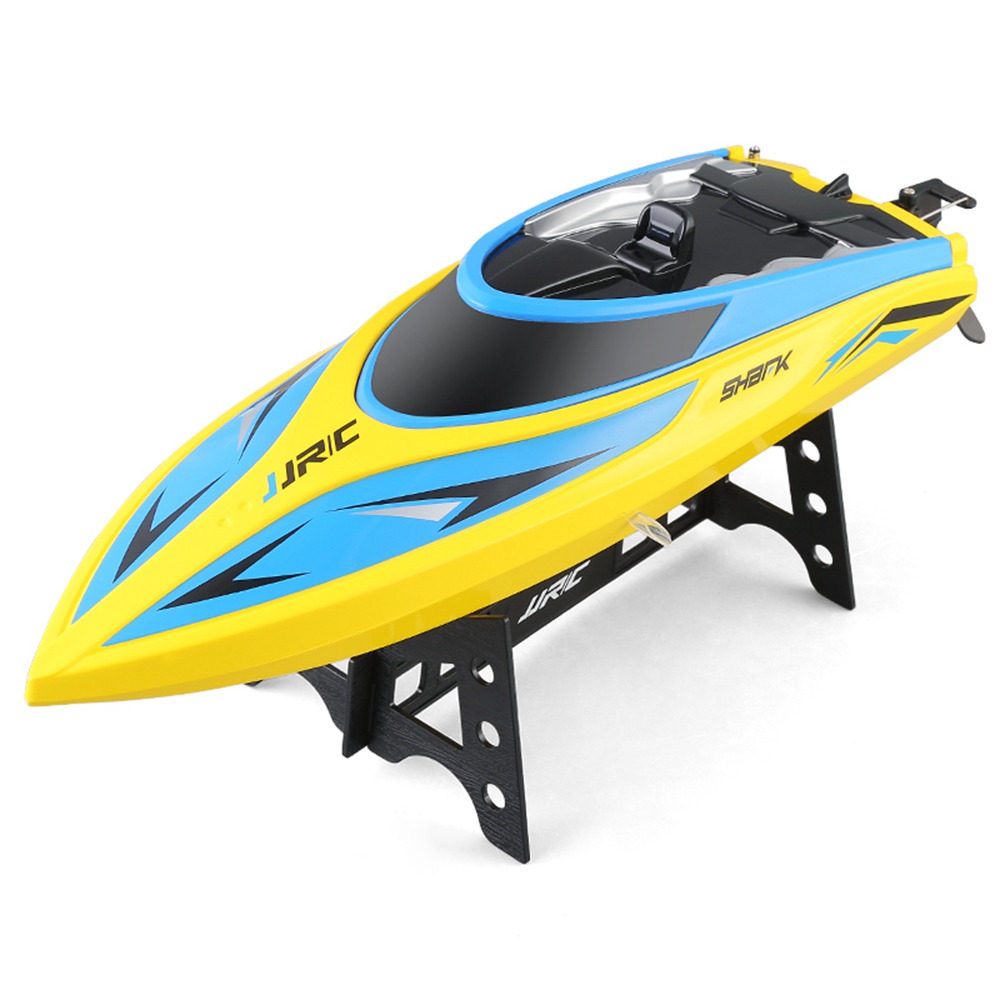 JJRC S2 SHARK RC Boat 180 Degree Flip Brushed RTR Yellow