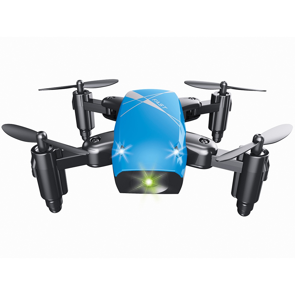 

BROADREAM S9  Foldable RC Quadcopter with Headless Mode LED Lights RTF - Blue