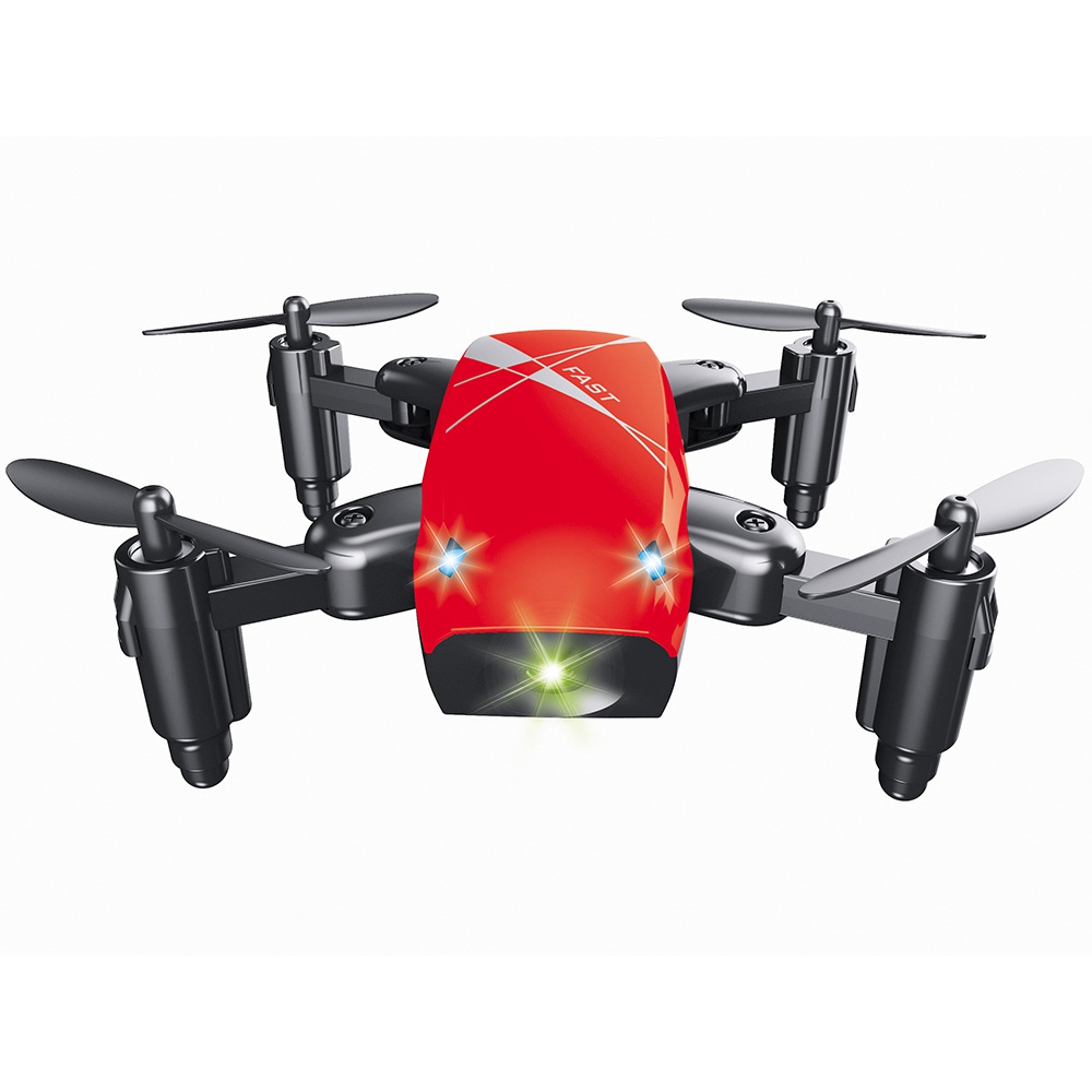 

BROADREAM S9  Foldable RC Quadcopter with Headless Mode LED Lights RTF - Red