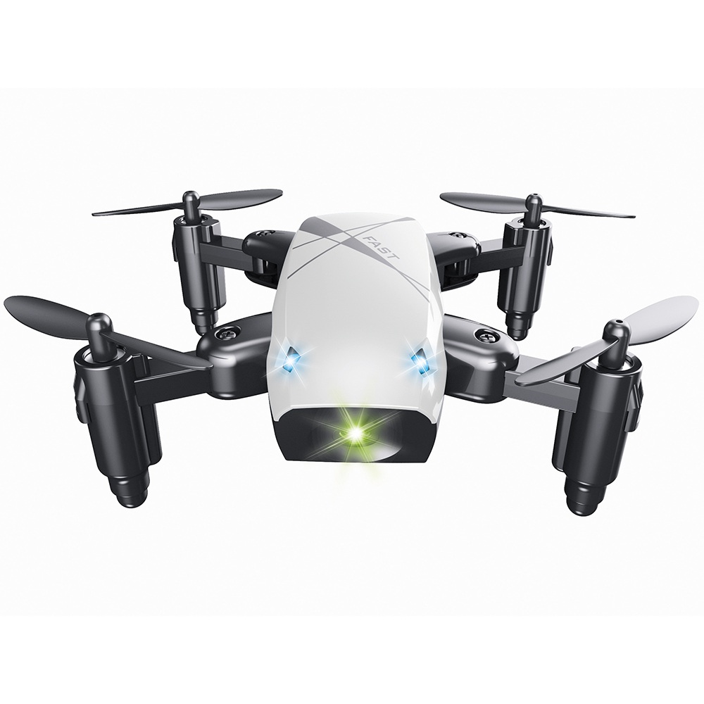 

BROADREAM S9  Foldable RC Quadcopter with Headless Mode LED Lights RTF - White
