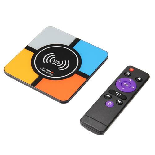 R-TV BOX  Android 8.1 RK3328 4GB32GB TV Box Wireless Charger