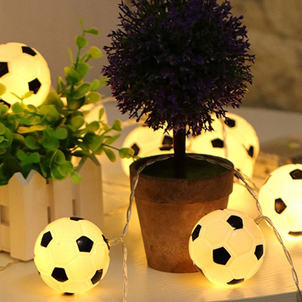 Football LED String Lights Warm White