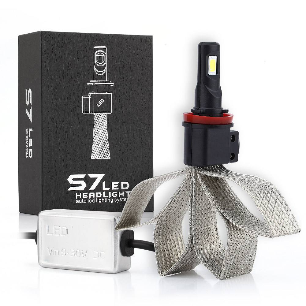 S7 H11-6000K-A 30W 3200LM LED Car Headlight Kit