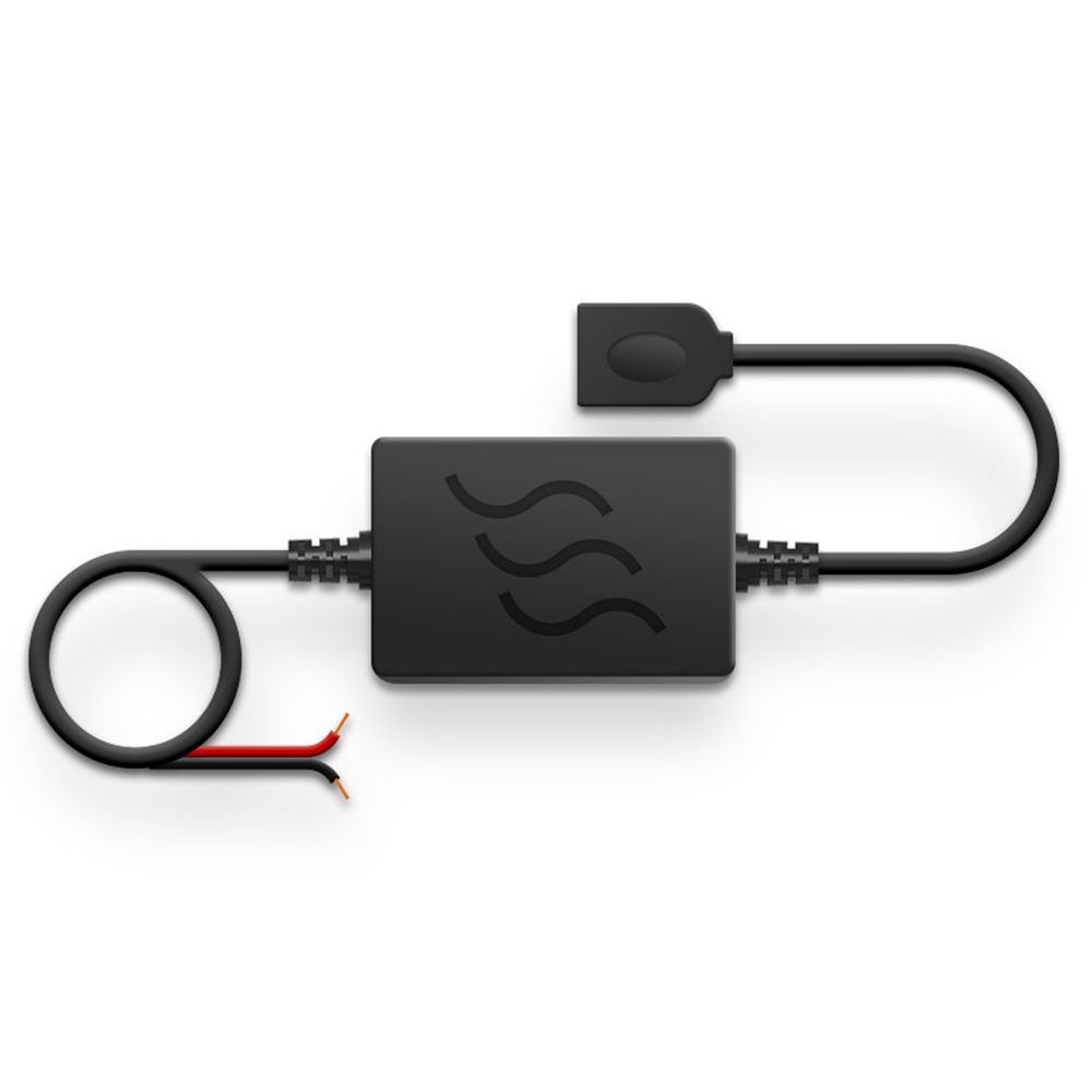 Xiaomi 70Mai Car Buck line Dash Camera Hard Wire Fuse Kit Car Driving Recorder Drop Line Fuse Box Power Cord - Black