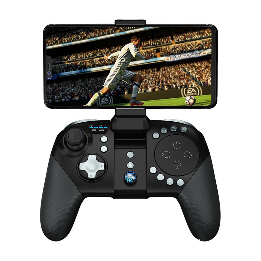 GameSir G5 Bluetooth 5.0 Game Controller Wireless Touchpad mit Halterung für Android iOS - Schwarz
