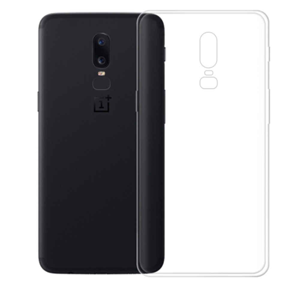 OnePlus 6 Soft Case Air Shell Silicon Back Cover High Quality Protective Phone Shell - Transparent