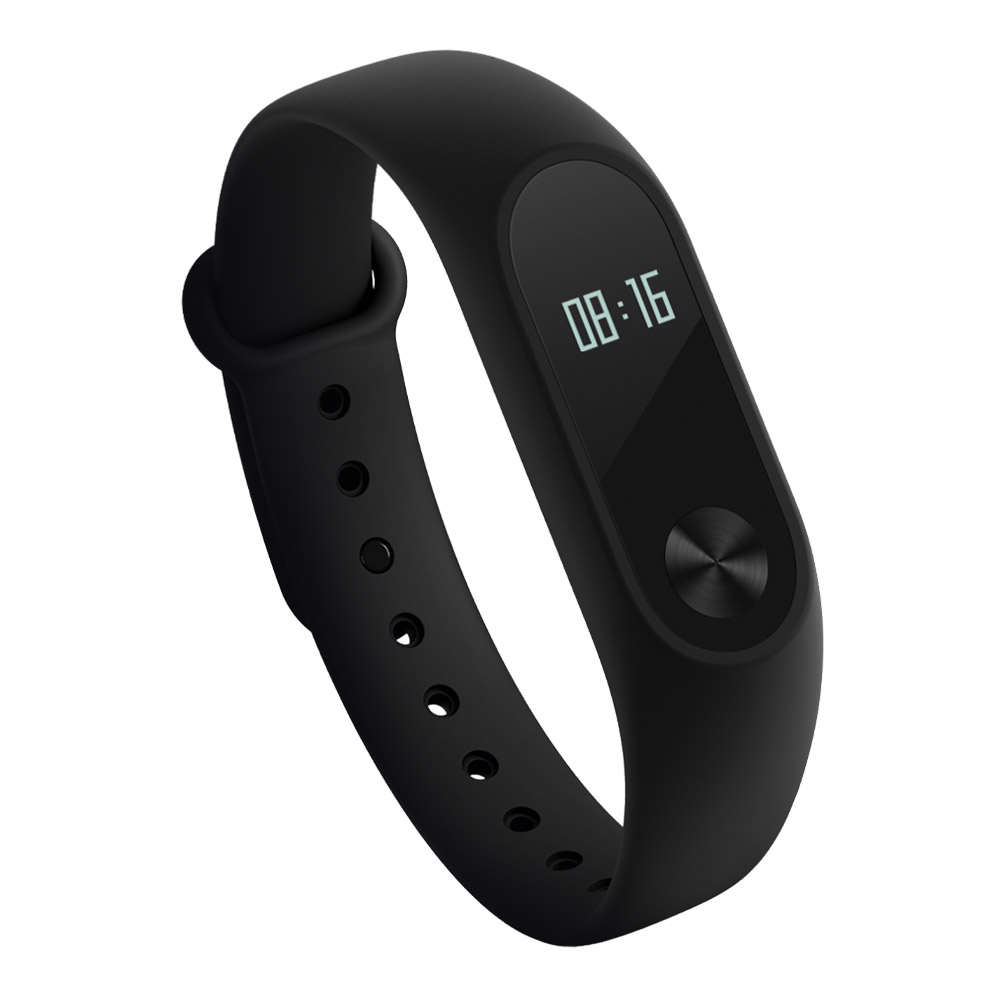 

Original Xiaomi Mi Band 2 Smart Bracelet with 0.42" OLED Display/ Touch Key Control/ Heart Rate Monitor/ Sports Fitness Tracker/ Call Reminder/ IP67 for Android iOS - Black