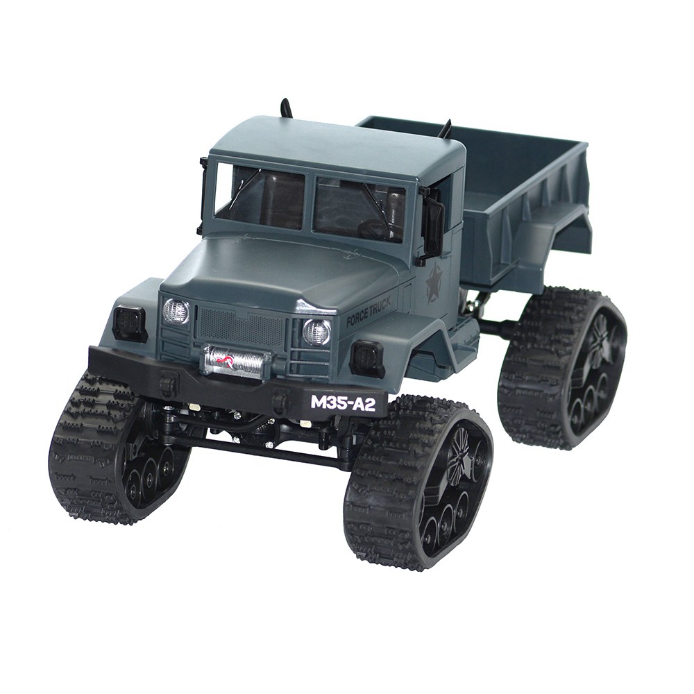 

Fayee FY001B RC Car 2.4G 4CH 4WD 1:16 Brushed Off-road Army Truck Snow Tires RTR - Army Green