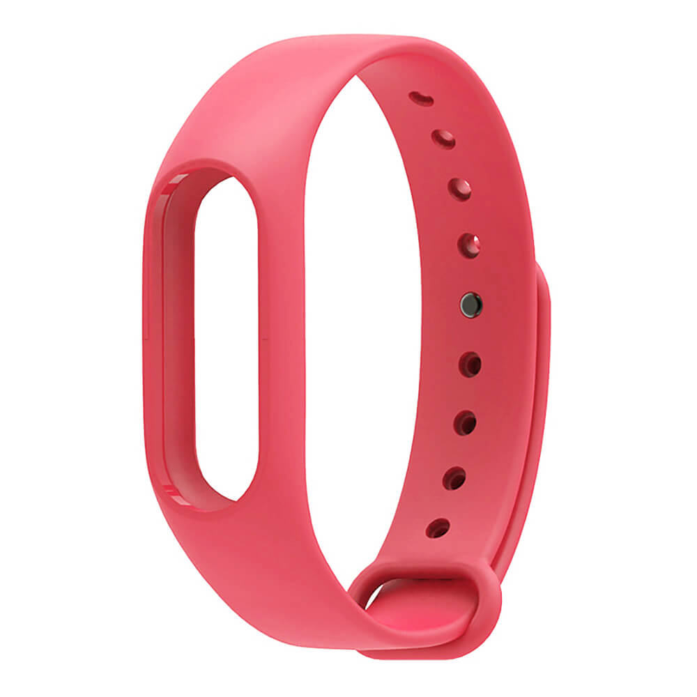 

Replaceable Silicone Wrist Strap for Xiaomi Mi Band 2 - Red
