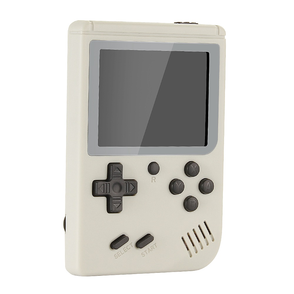 Built-in 168 Classic Game Retro FC Handheld Console White