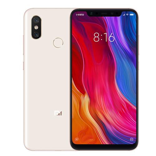 Xiaomi Mi 8 6.21 Inch 4G LTE Smartphone Snapdragon 845 6GB 128GB Dual 12MP Rear Cameras MIUI 9 AMOLED Screen Face ID Type-C Fast Charge English and Chinese Version - Gold