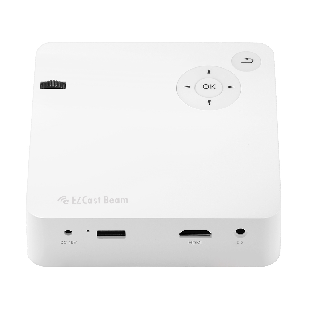 Ezcast Beam Mini Projector J2 Built-In Battery Support iOS Android