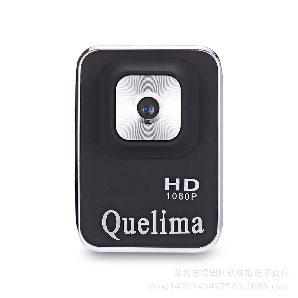 

Quelima A3S Mini Car DVR 120 Degree Wide Angle FOV 1080P DV Camera Full HD Loop-cycle Recording Motion Detection - Black