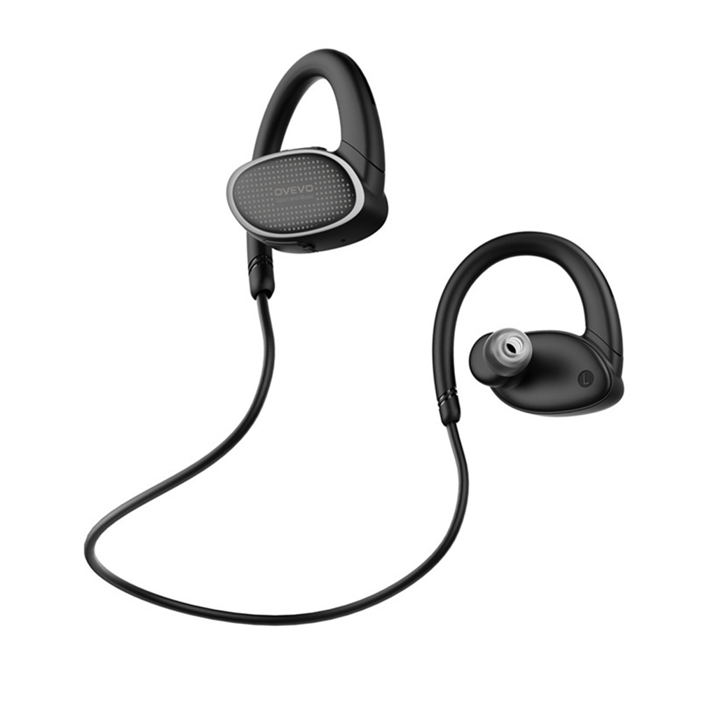 

OVEVO X9 Bluetooth 4.2 Earphone HiFi Fish Bionic Swimming Sport Wirless Stereo 8G MP3 Earphones with Mic - Black