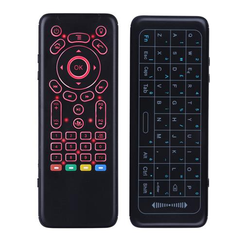 

iPazzPort KP62 Italian Full Touchpad 7 Color Backlight Keyboard 6-Axis Air Mouse Combo Support Windows/Android/iOS