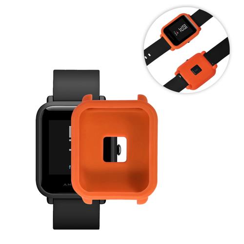 

Silicone Protective Cover Case for Huami Amazfit Bip Smart Watch Anti-cracking Protective Case - Orange