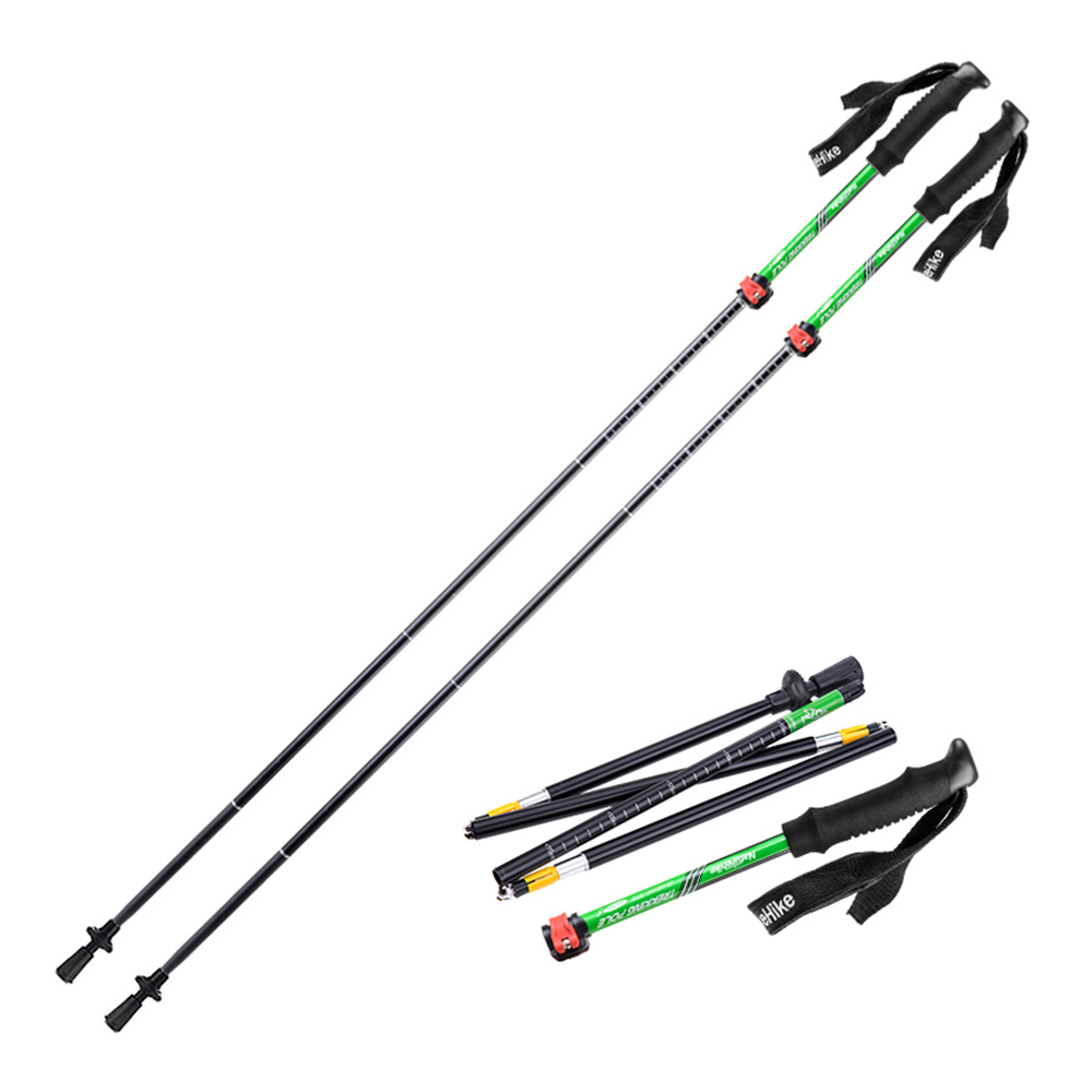 NatureHike NH15A023-Z Trekking Pole Folding Ultralight Alpenstocks