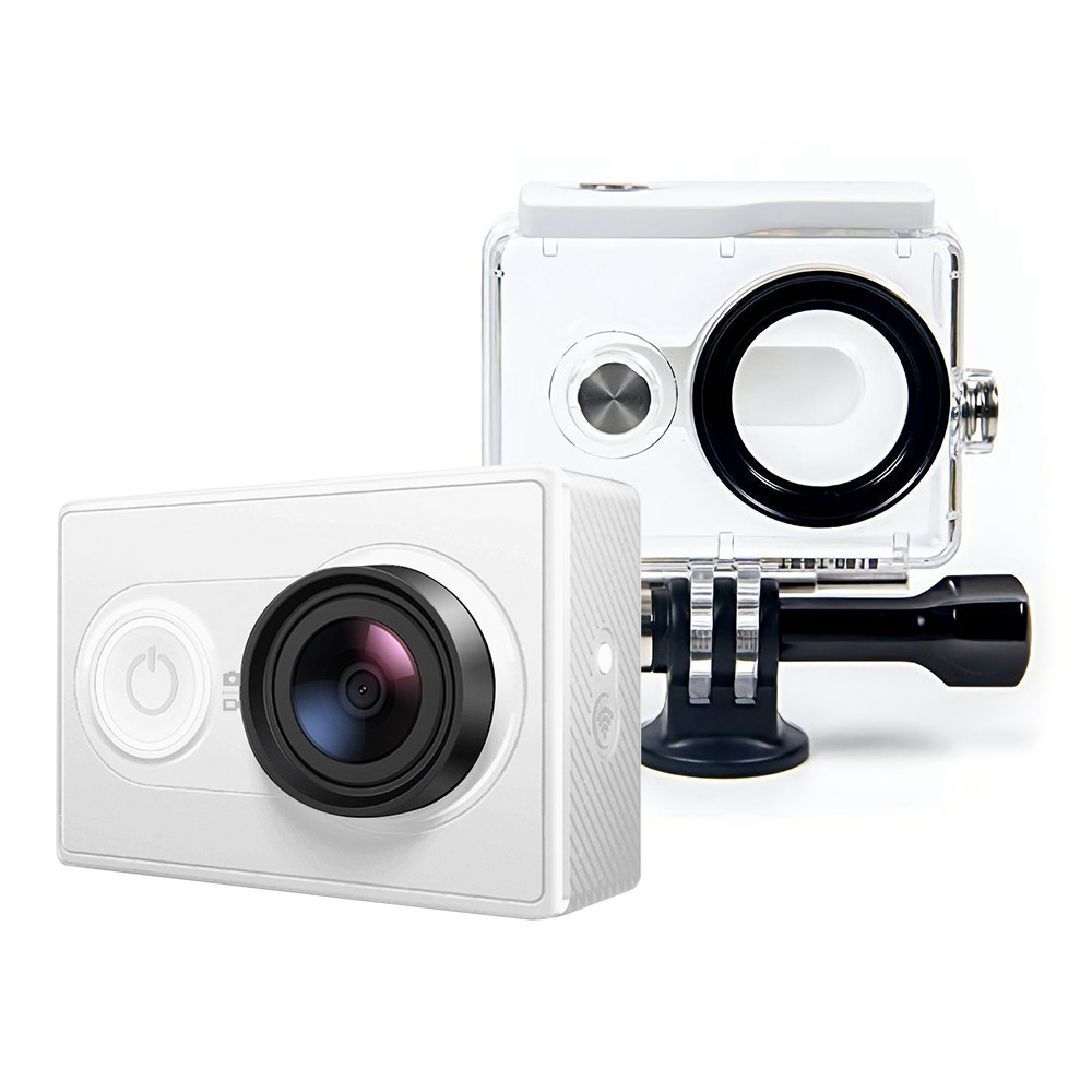 Xiaomi Yi Action Camera con estuche impermeable blanco