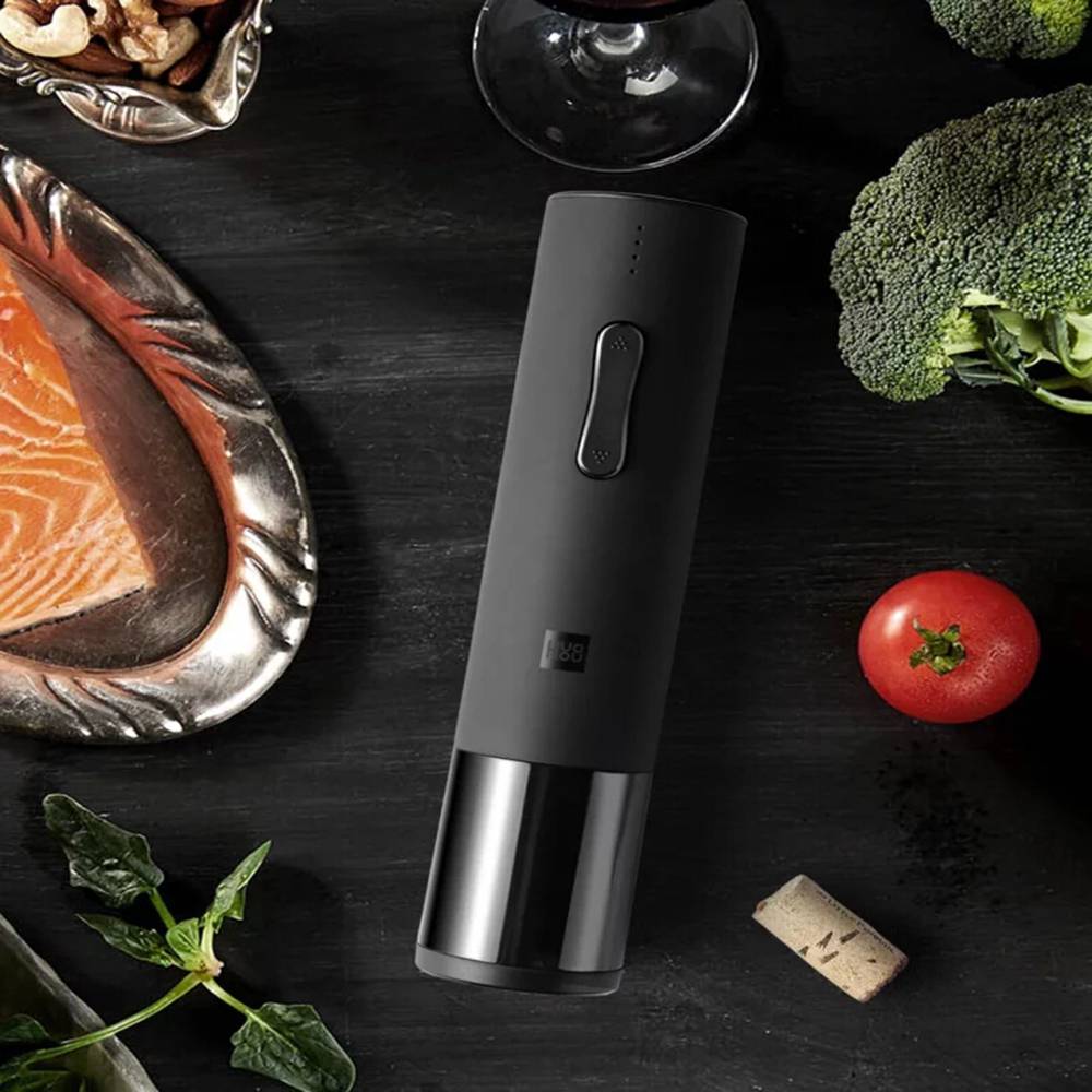 Xiaomi HuoHou Wine Electric Bottle Opener Six Seconds Open Bottle Black