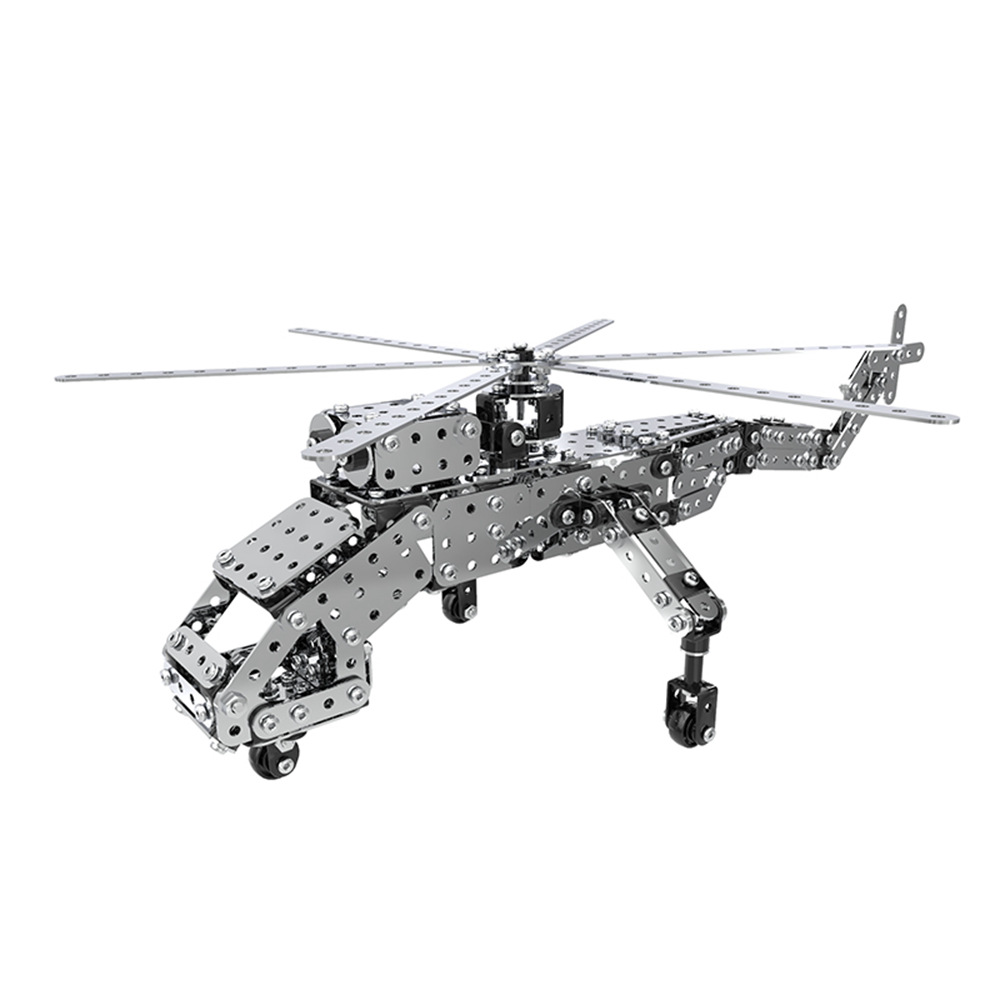 

MoFun SW-023 660PCS DIY Stainless Steel Lifting Helicopter Alloy Assembling Educational Toys