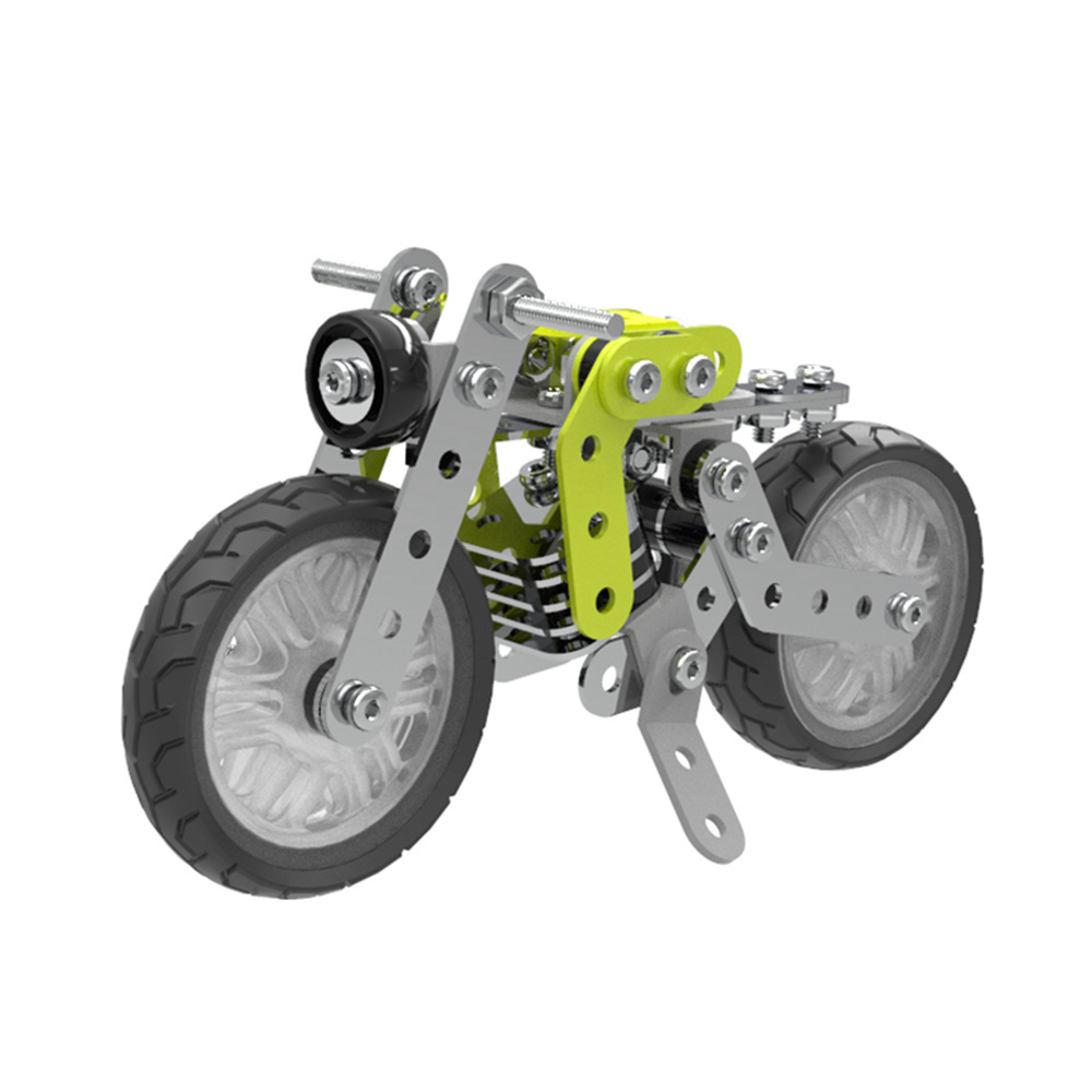 

MoFun SW-001 120PCS DIY Stainless Steel Retro Motorcycle Alloy Assembling Educational Toys