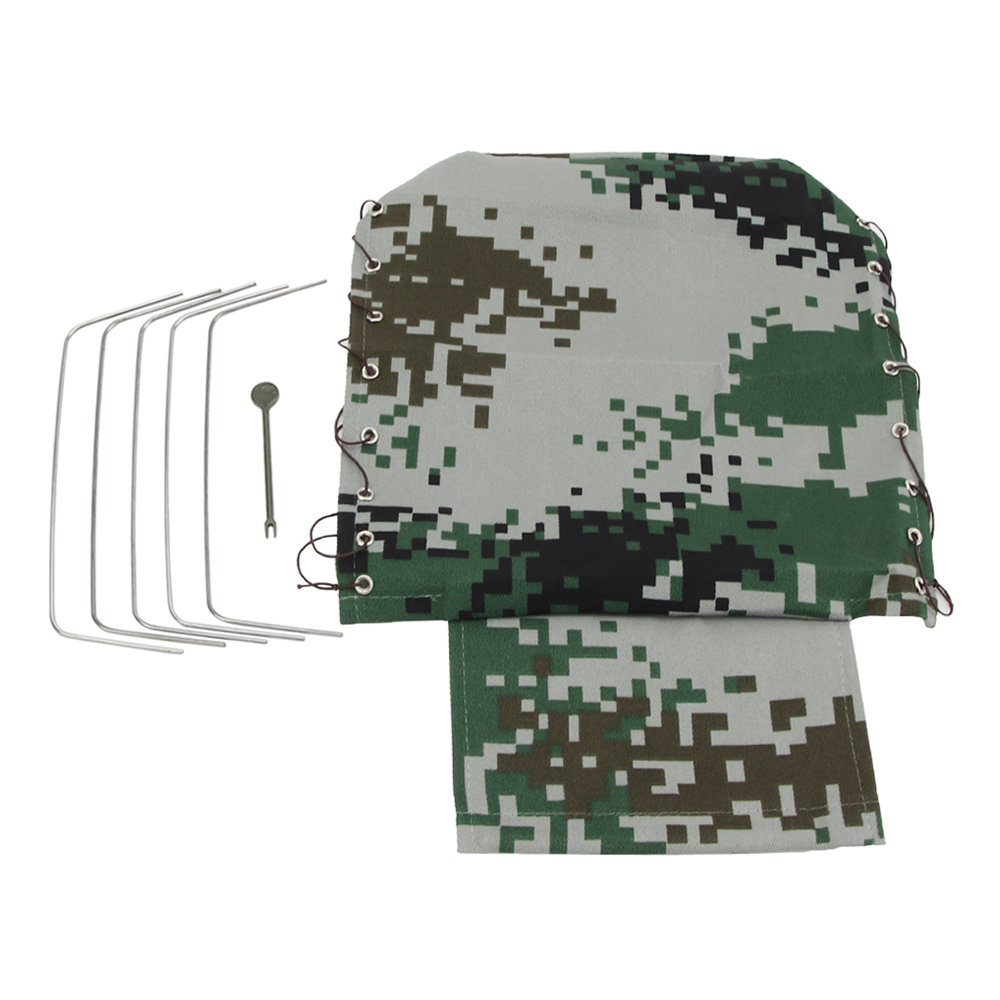 

WPL B-16 B-24 RC Car Spare Parts Canvas Truck Hood Cover - Jungle Camouflage