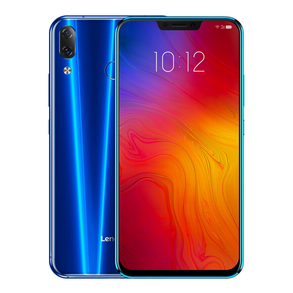 Lenovo Z5 6.2 Inch 4G LTE Smartphone Snapdragon 636 6GB 64GB 16.0MP+8.0MP Dual Rear Cameras Android 8.1 OS Touch ID Type-C - Blue