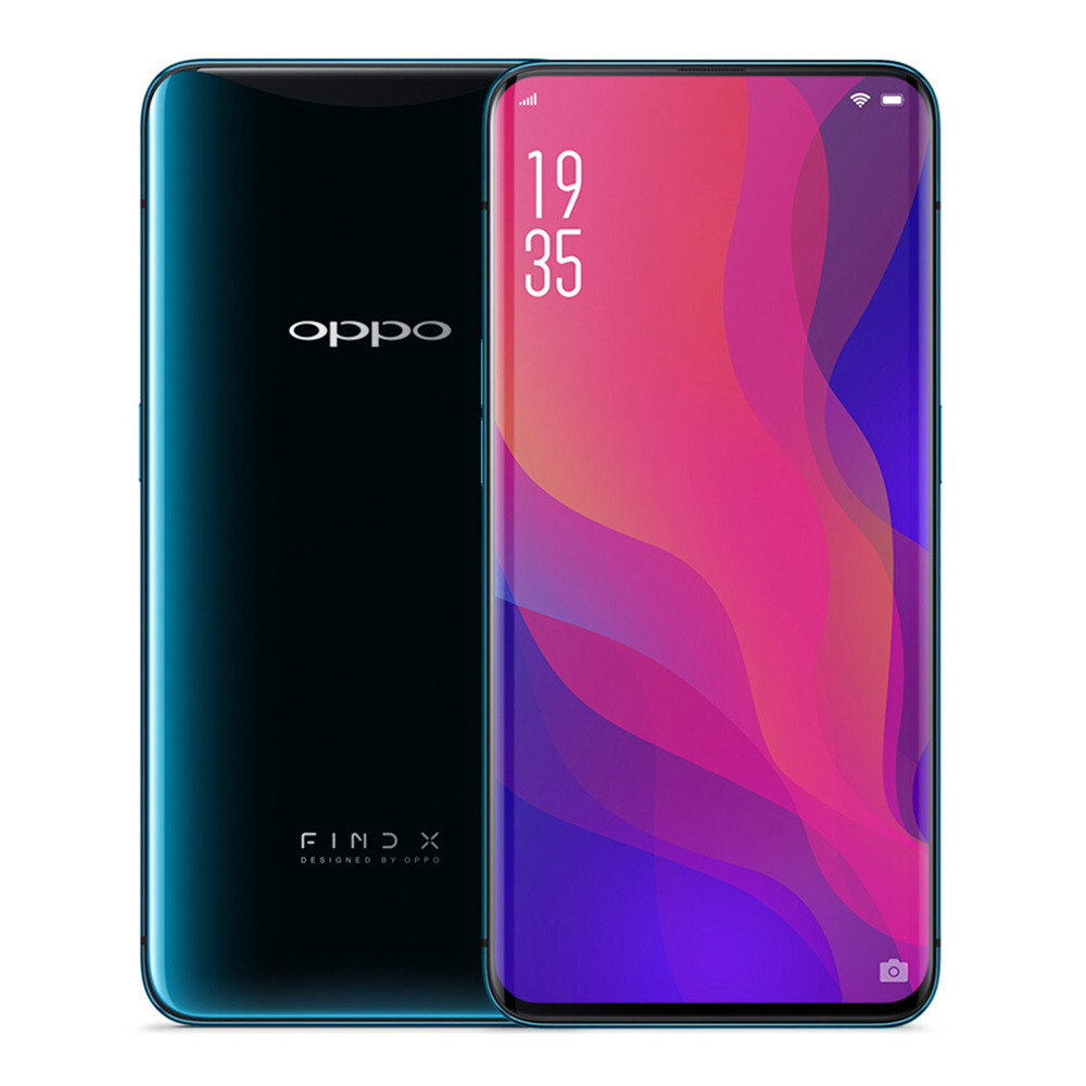 OPPO Find X 6.42 Inch 4G LTE Smartphone Snapdragon 845 8GB 128GB 20.0MP+16.0MP Dual Rear Cameras Android 8.1 Face ID OTG Type-C FHD Screen - Blue