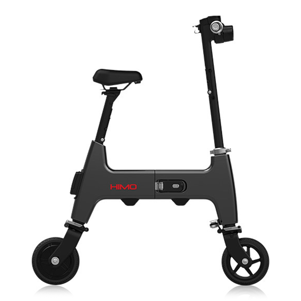 HIMO H1 Bicicleta portátil plegable de dos ruedas 30KM Endurance A3 Tamaño de papel seguro y cómodo - Gris
