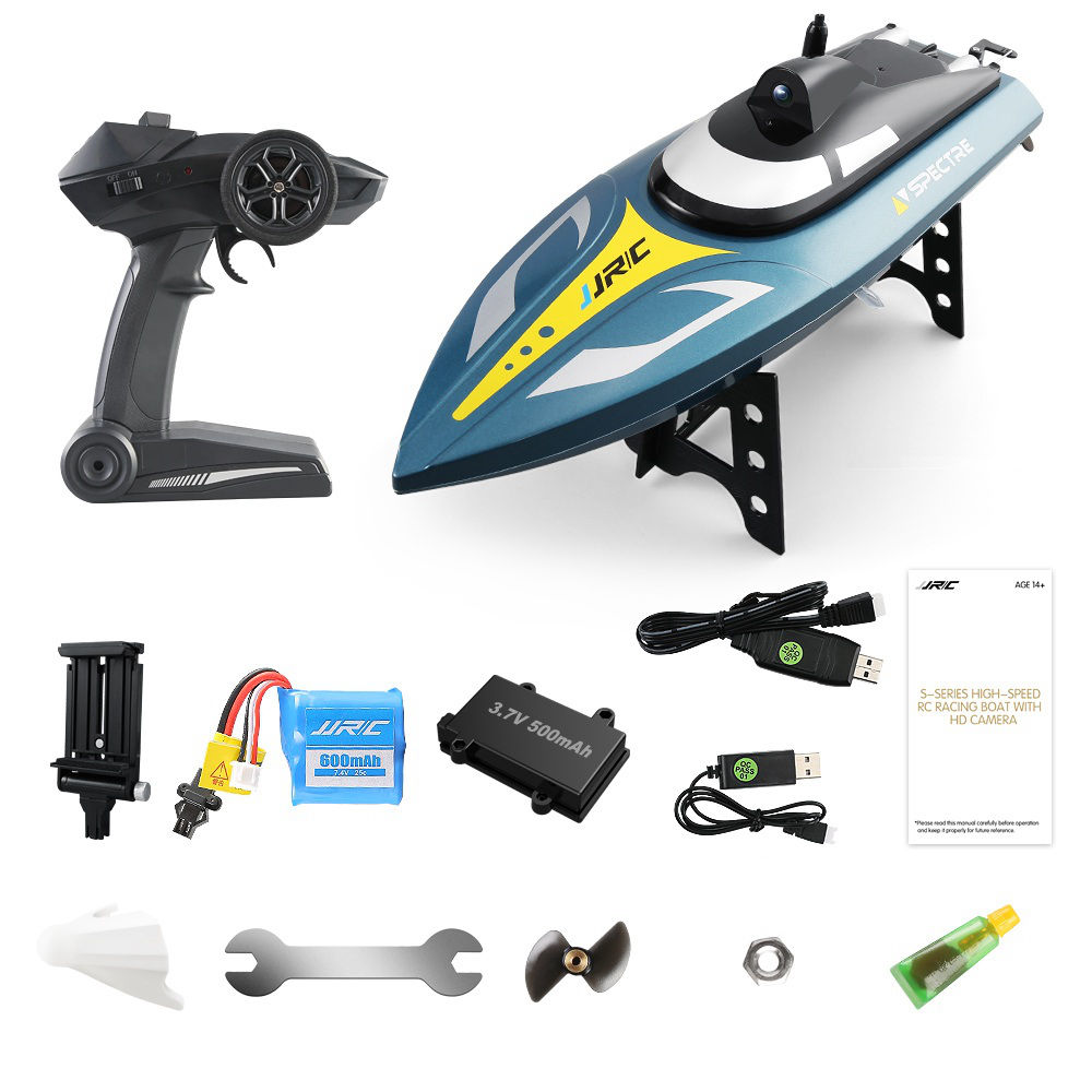 JJRC S4 SPECTRE WiFi FPV RC Boat with 720P HD Camera Blue