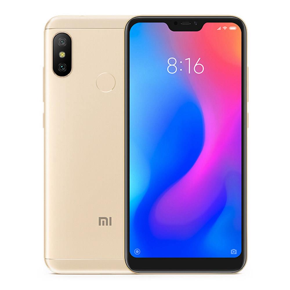 Xiaomi Mi A2 Lite 5.84 Inch Full Screen 4G LTE Smartphone Snapdragon 625 3GB 32GB 12.0MP+5.0MP Dual Rear Cameras Android 8.1 4000mAh Touch ID Global Version - Gold