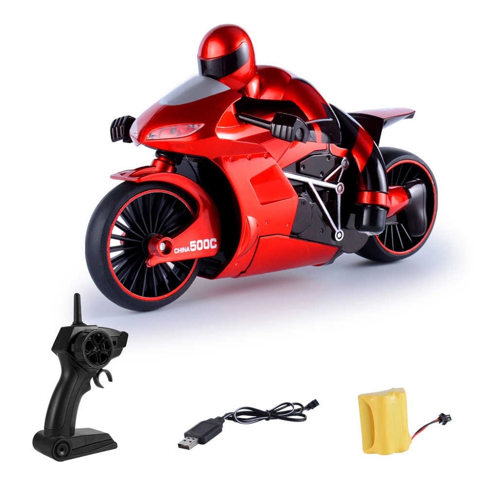 CSRC-22 2.4G 1:16 Drift RC Motorcycle LED Light RTR Red
