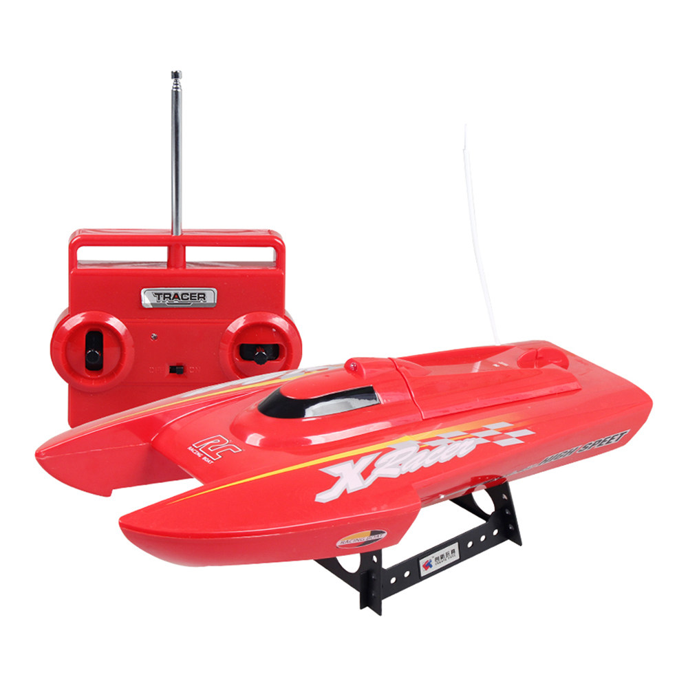 

ShenQiWei CT3352 27Mhz 4CH Double Propeller RC Racing Boat - Red