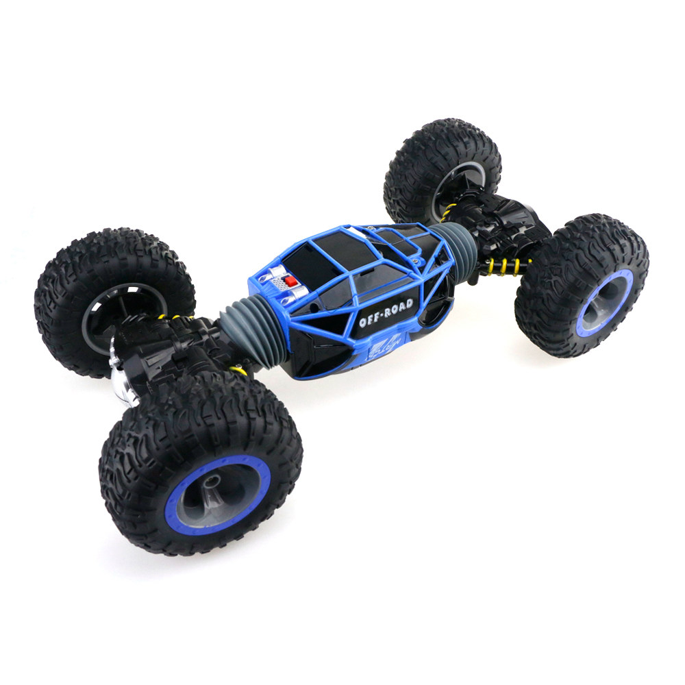 

UD2169A 2.4GHz 1:16 4WD Brushed Double-sided Stunt Off-road RC Car RTR - Blue
