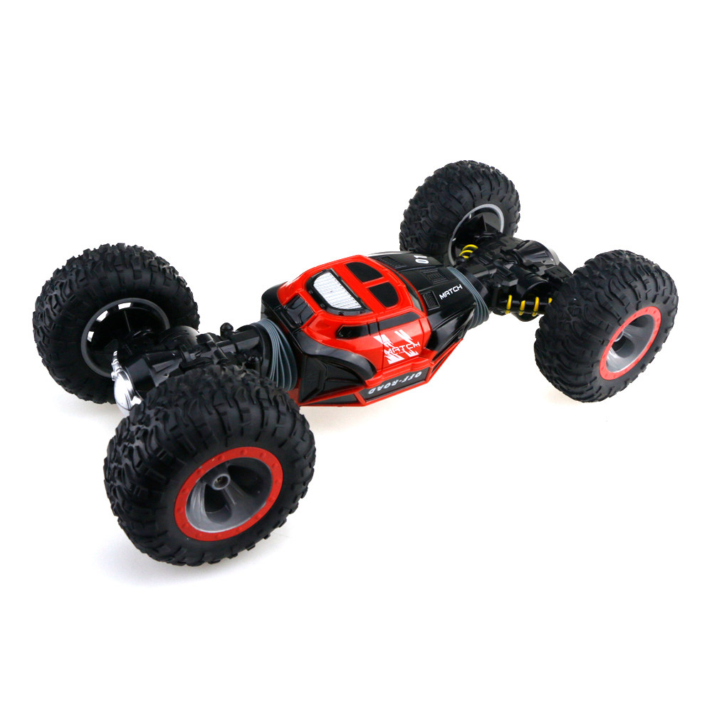 

UD2169A 2.4GHz 1:16 4WD Brushed Double-sided Stunt Off-road RC Car RTR - Red