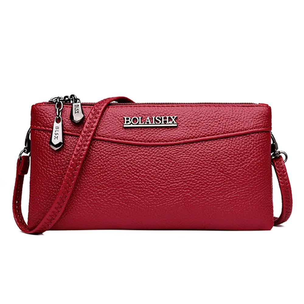 Fashion Tote Messenger Bag Women&#039;s Crossbody Bag-Red