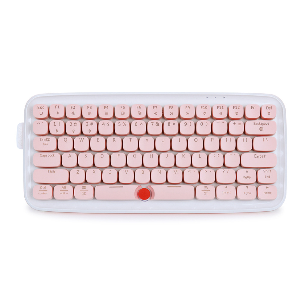 

Ajazz ZERO Bluetooth Dual-mode Mechanical Keyboard 79-key RGB Light Keyboard Support Windows / Mac - Pink