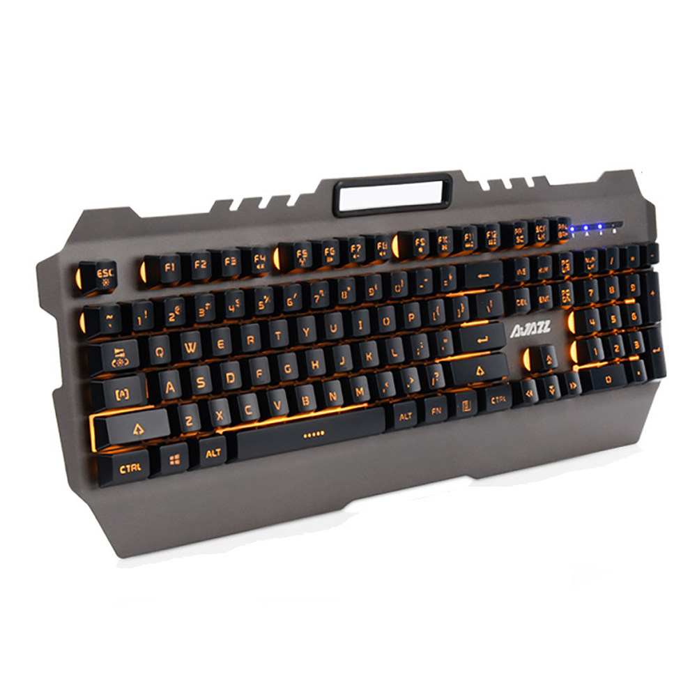 Ajazz Mechanical Wolf Wired Gaming Keyboard & Mouse Combos Black