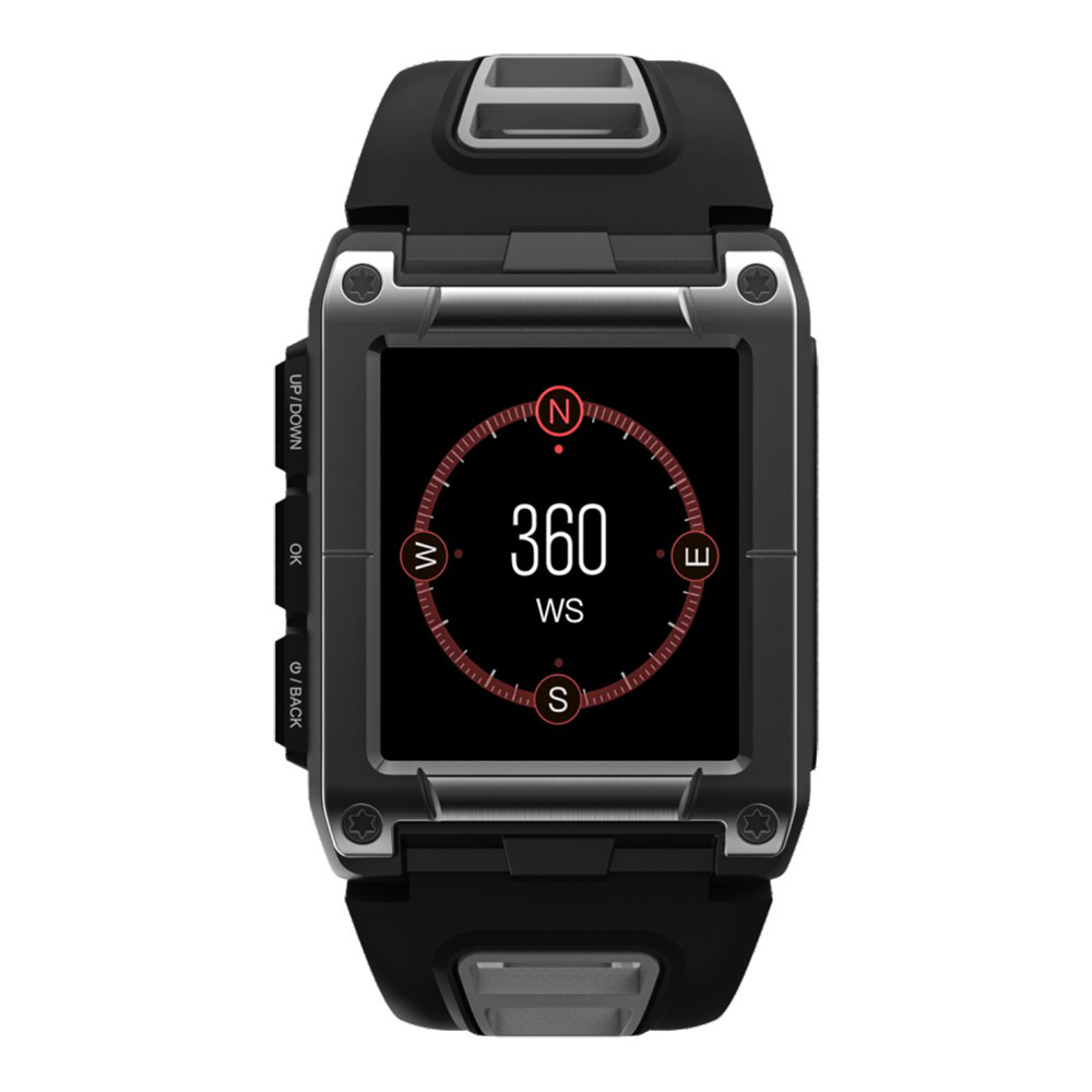 

Makibes G08 Smartwatch MTK2503 GPS 9 Axis Swimming Lap Counter SMS Reminder Heart Rate Multi-mode Sports Monitoring - Gray