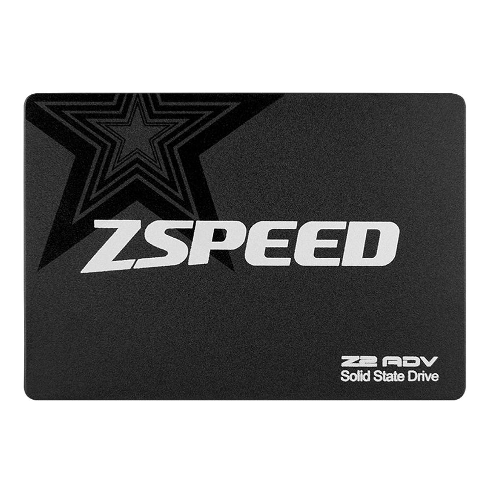

ZSPEED Z2 ADV Professional 240GB SSD 3D NAND SATA III 6Gb/s 2.5 Inch Internal Solid State Drive Sequential Read 500MB/s - Black